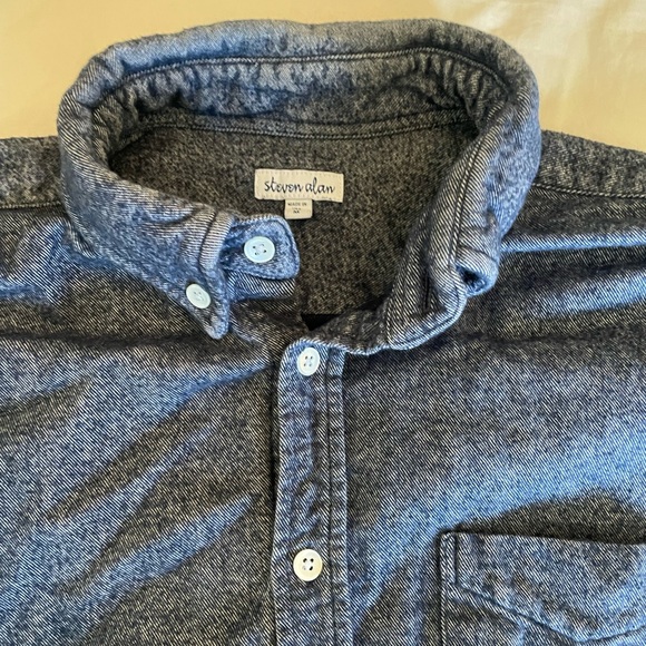 Steven Alan Heavy Cotton Button Down | Size M - Picture 3 of 3